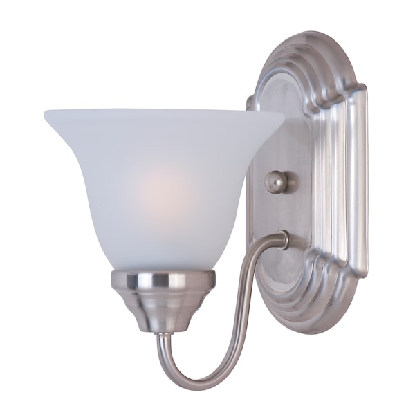 Maxim Lighting Essentials 1-Light 6" Wide Satin Nickel Wall Sconce 8011FTSN - main